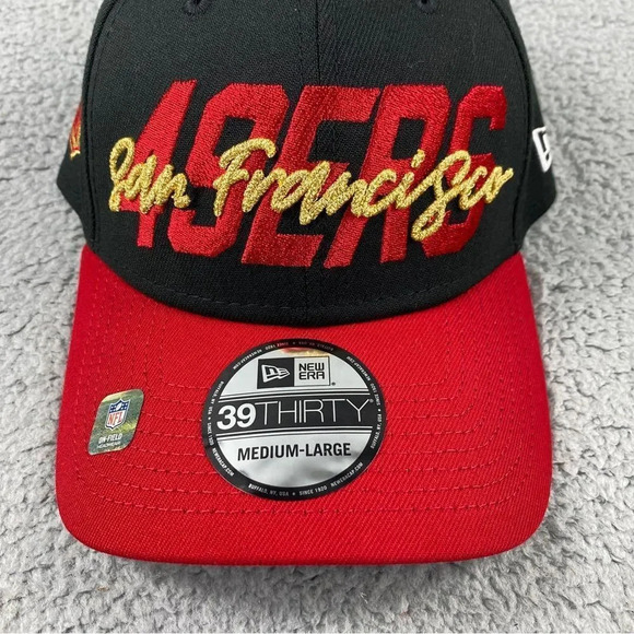 49ERS SAN FRANCISCO 2022 NFL draft 39THIRTY stretch fit size‎ medium/Large NEW - Picture 15 of 16